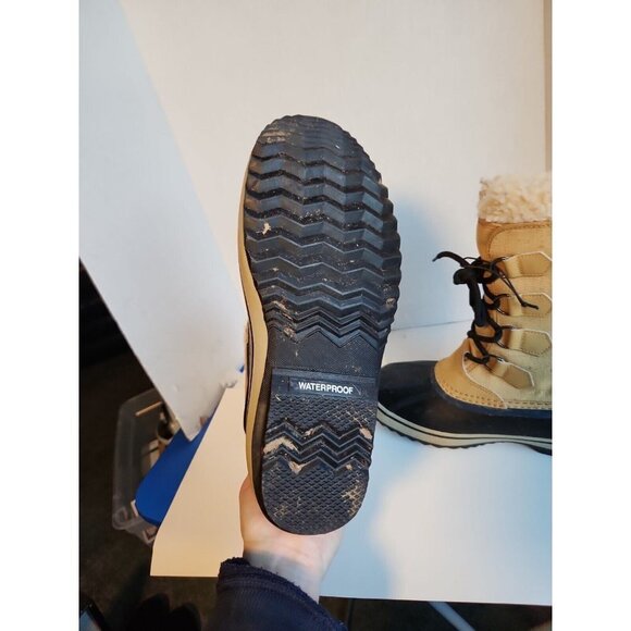 Sorel Caribou Waterproof Snow Boots Lace Up Lined  size 8.5  Mens - Picture 7 of 9